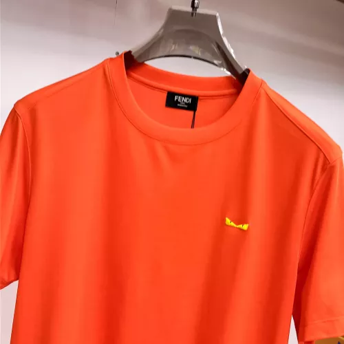 Replica Fendi T-Shirts Short Sleeved For Men #1343859 $92.00 USD for Wholesale