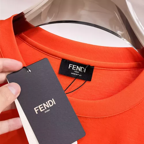 Replica Fendi T-Shirts Short Sleeved For Men #1343859 $92.00 USD for Wholesale