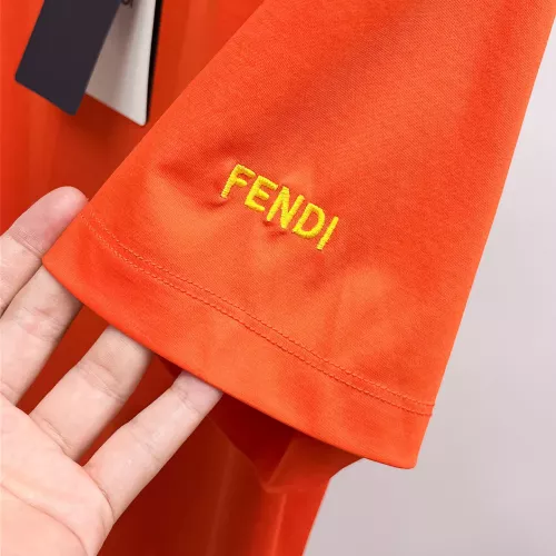 Replica Fendi T-Shirts Short Sleeved For Men #1343859 $92.00 USD for Wholesale
