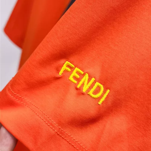 Replica Fendi T-Shirts Short Sleeved For Men #1343859 $92.00 USD for Wholesale