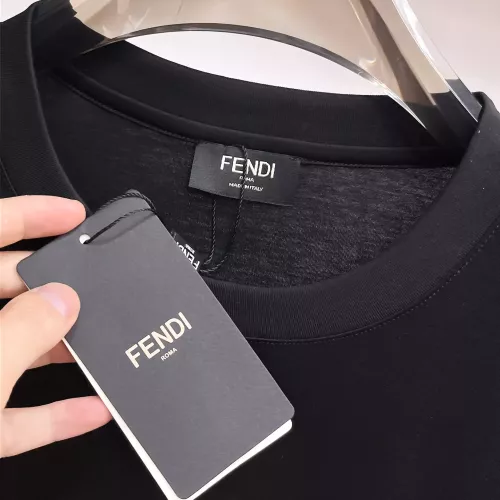 Replica Fendi T-Shirts Short Sleeved For Men #1343860 $92.00 USD for Wholesale