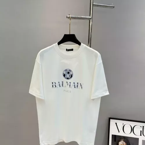Wholesale Balmain T-Shirts Short Sleeved For Unisex #1343912 $88.00 USD, Wholesale Quality Replica Balmain T-Shirts