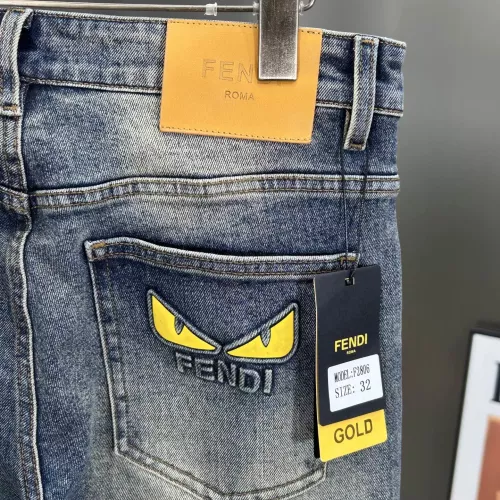 Replica Fendi Jeans For Men #1343956 $72.00 USD for Wholesale