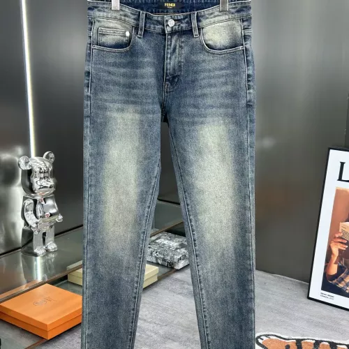 Replica Fendi Jeans For Men #1343956 $72.00 USD for Wholesale