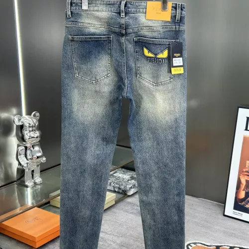 Replica Fendi Jeans For Men #1343956 $72.00 USD for Wholesale