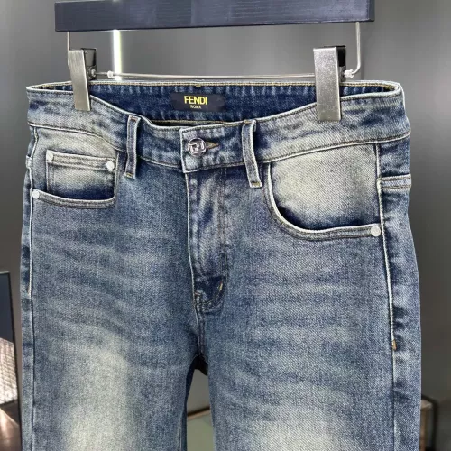 Replica Fendi Jeans For Men #1343956 $72.00 USD for Wholesale