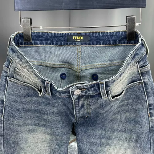 Replica Fendi Jeans For Men #1343956 $72.00 USD for Wholesale
