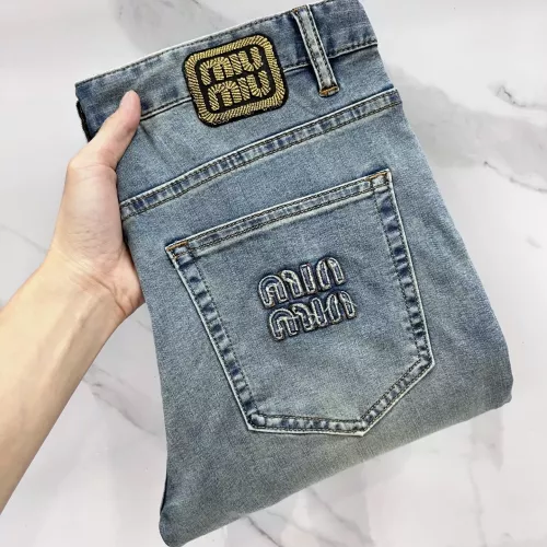 Wholesale MIU MIU Jeans For Men #1343991 $96.00 USD, Wholesale Quality Replica MIU MIU Jeans
