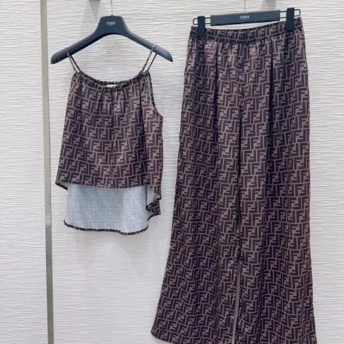 Wholesale Fendi Tracksuits Sleeveless For Women #1343995 $96.00 USD, Wholesale Quality Replica Fendi Tracksuits