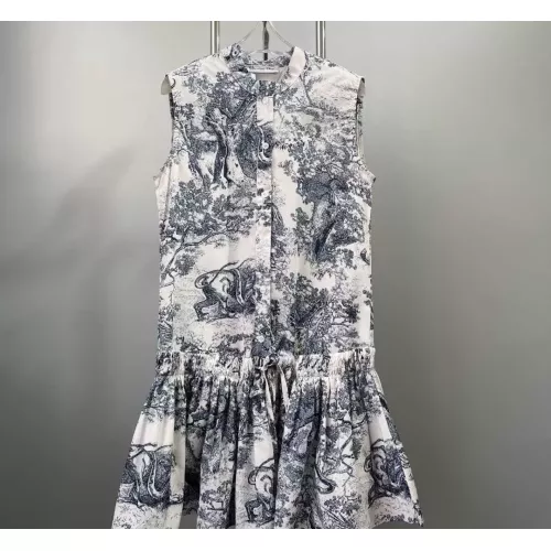 Wholesale Christian Dior Dresses Sleeveless For Women #1343996 $102.00 USD, Wholesale Quality Replica Christian Dior Dresses