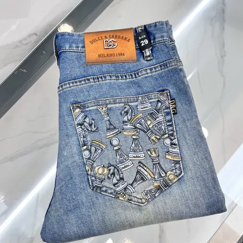 Wholesale Dolce &amp; Gabbana D&amp;G Jeans For Men #1344004 $96.00 USD, Wholesale Quality Replica Dolce &amp; Gabbana D&amp;G Jeans
