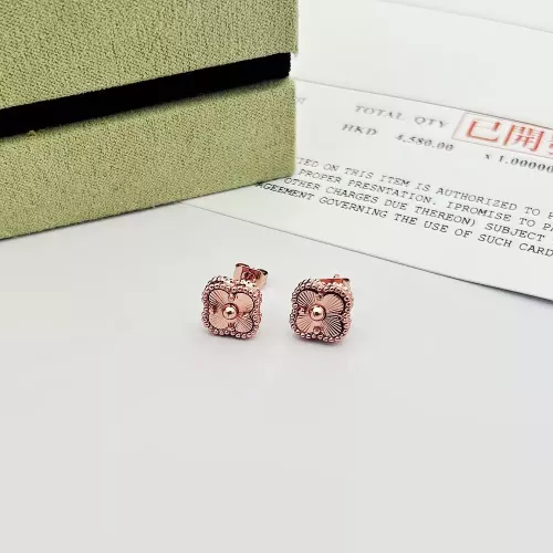 Wholesale Van Cleef &amp; Arpels Earrings For Women #1344148 $25.00 USD, Wholesale Quality Replica Van Cleef &amp; Arpels Earrings