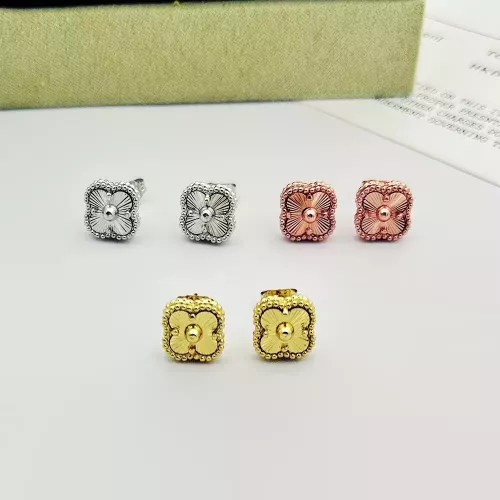 Replica Van Cleef & Arpels Earrings For Women #1344148 $25.00 USD for Wholesale