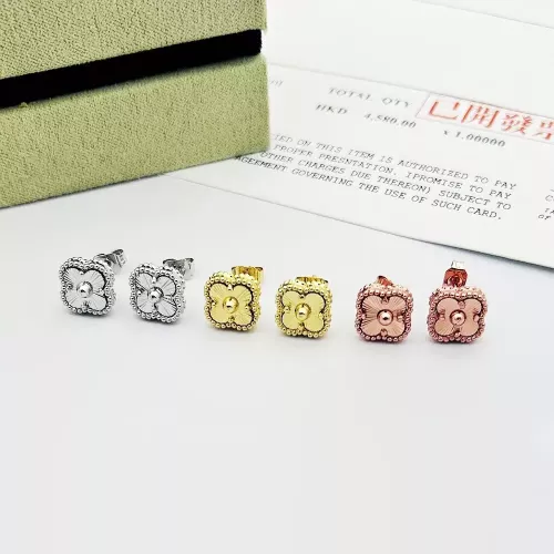 Replica Van Cleef & Arpels Earrings For Women #1344148 $25.00 USD for Wholesale