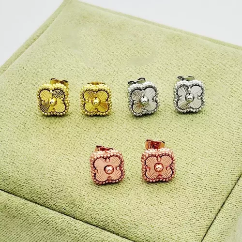 Replica Van Cleef & Arpels Earrings For Women #1344148 $25.00 USD for Wholesale