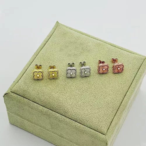 Replica Van Cleef & Arpels Earrings For Women #1344148 $25.00 USD for Wholesale