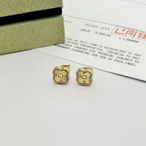 Wholesale Van Cleef &amp; Arpels Earrings For Women #1344150 $25.00 USD, Wholesale Quality Replica Van Cleef &amp; Arpels Earrings