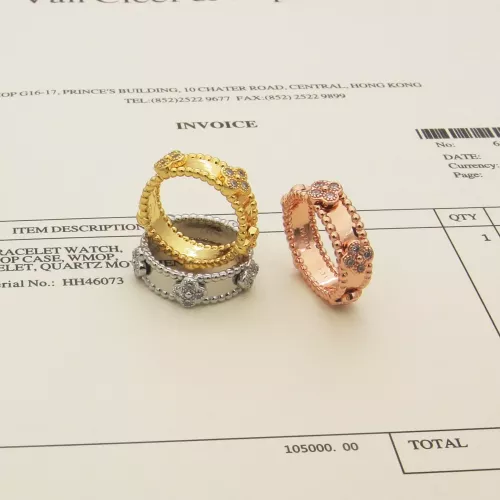 Replica Van Cleef & Arpels Rings In Gold For Women #1344165 $32.00 USD for Wholesale