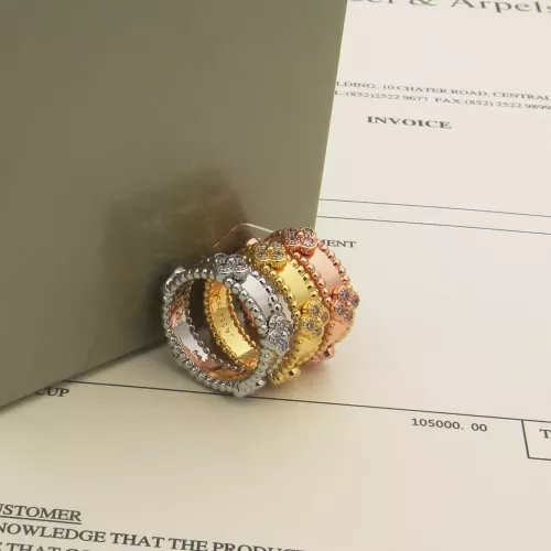 Replica Van Cleef & Arpels Rings In Gold For Women #1344165 $32.00 USD for Wholesale