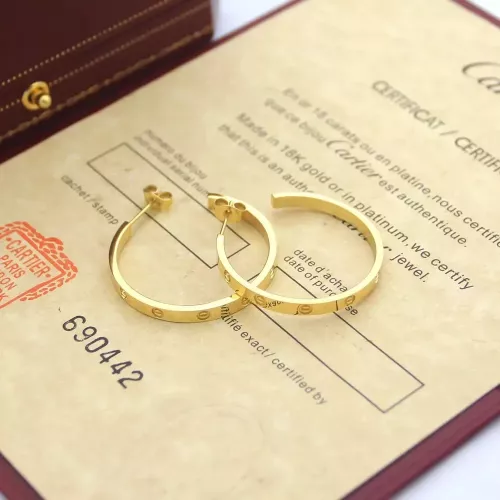 Wholesale Cartier Earrings For Women #1344363 $27.00 USD, Wholesale Quality Replica Cartier Earrings