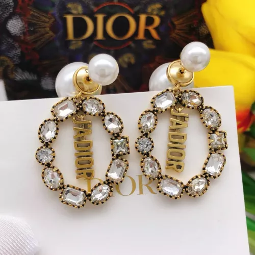 Wholesale Christian Dior Earrings For Women #1344433 $29.00 USD, Wholesale Quality Replica Christian Dior Earrings