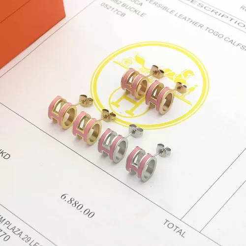 Wholesale Hermes Earrings For Women #1344461 $23.00 USD, Wholesale Quality Replica Hermes Earrings