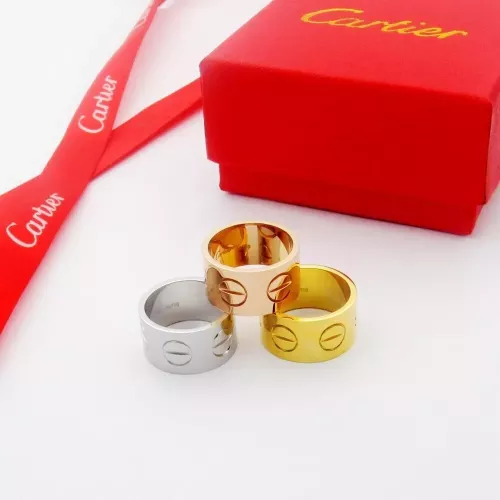 Replica Cartier Rings In Rose Gold #1344530 $25.00 USD for Wholesale