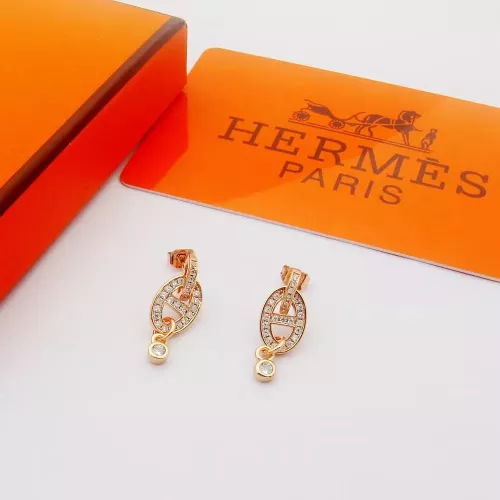 Wholesale Hermes Earrings For Women #1344547 $25.00 USD, Wholesale Quality Replica Hermes Earrings