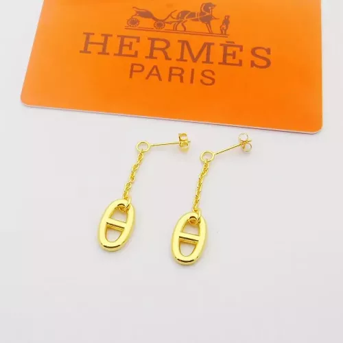 Wholesale Hermes Earrings For Women #1344553 $25.00 USD, Wholesale Quality Replica Hermes Earrings