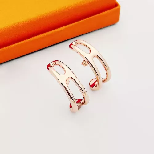 Wholesale Hermes Earrings For Women #1344558 $25.00 USD, Wholesale Quality Replica Hermes Earrings