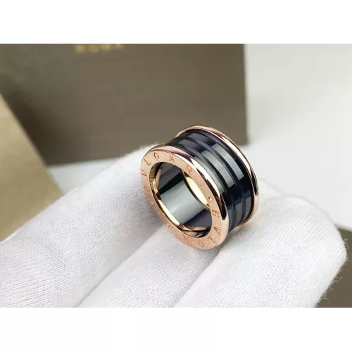 Wholesale Bvlgari Rings In Rose Gold For Unisex #1344604 $25.00 USD, Wholesale Quality Replica Bvlgari Rings