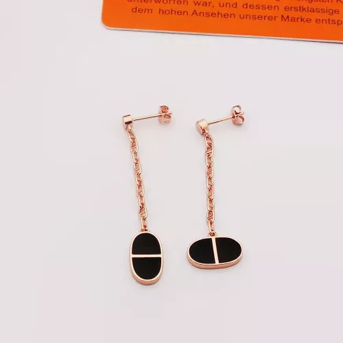 Wholesale Hermes Earrings For Women #1344606 $25.00 USD, Wholesale Quality Replica Hermes Earrings