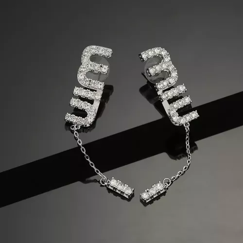 Wholesale MIU MIU Earrings For Women #1344630 $25.00 USD, Wholesale Quality Replica MIU MIU Earrings