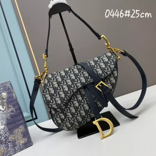 Wholesale Christian Dior AAA Quality Messenger Bags In Navy For Women #1344701 $82.00 USD, Wholesale Quality Replica Christian Dior AAA Quality Messenger Bags