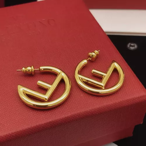 Wholesale Fendi Earrings For Women #1344968 $27.00 USD, Wholesale Quality Replica Fendi Earrings