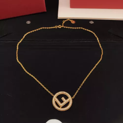 Wholesale Fendi Necklaces #1345015 $29.00 USD, Wholesale Quality Replica Fendi Necklaces