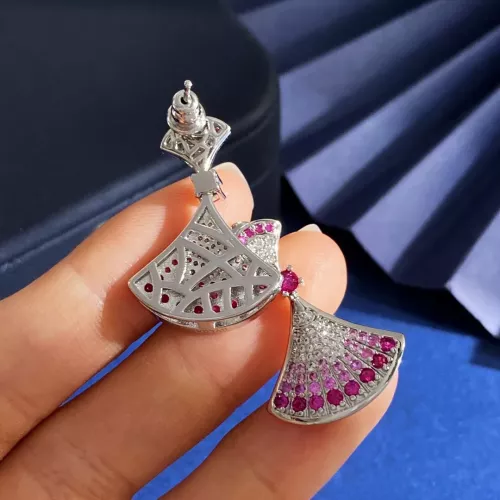 Replica Bvlgari Earrings For Women #1345071 $34.00 USD for Wholesale