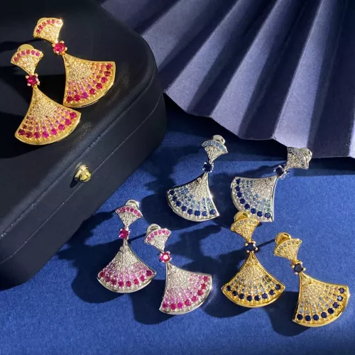 Replica Bvlgari Earrings For Women #1345073 $34.00 USD for Wholesale