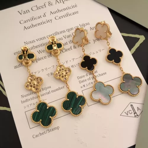 Replica Van Cleef & Arpels Earrings For Women #1345118 $40.00 USD for Wholesale