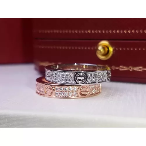 Replica Cartier Rings In Rose Gold #1345194 $25.00 USD for Wholesale