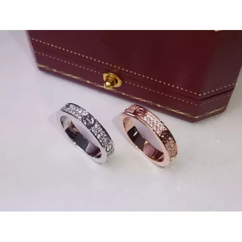 Replica Cartier Rings In Rose Gold #1345194 $25.00 USD for Wholesale