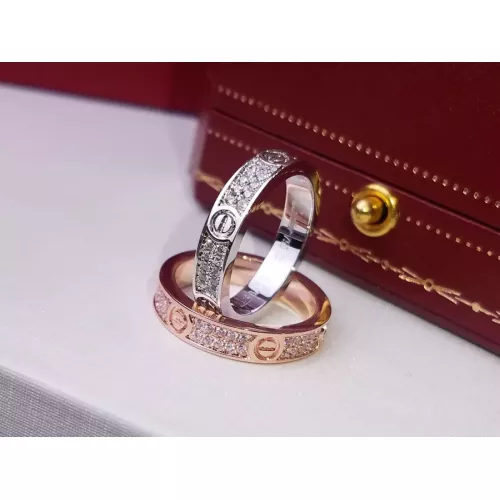 Replica Cartier Rings In Rose Gold #1345194 $25.00 USD for Wholesale