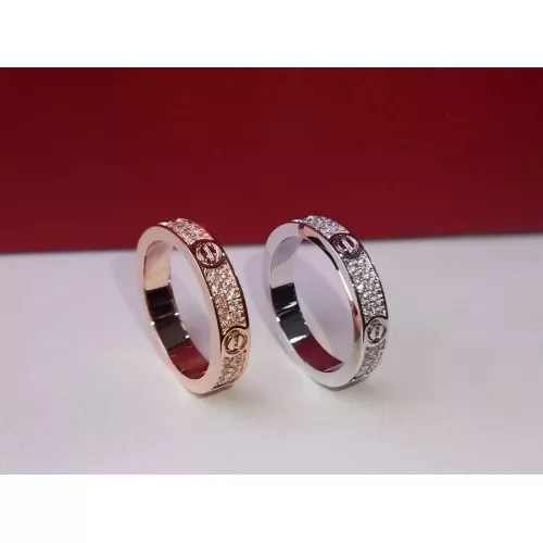 Replica Cartier Rings In Rose Gold #1345194 $25.00 USD for Wholesale