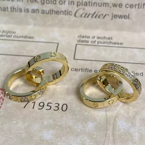 Replica Cartier Earrings For Women #1345266 $64.00 USD for Wholesale
