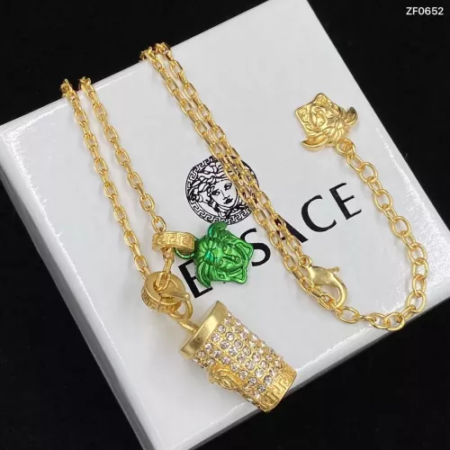 Wholesale Versace Necklaces #1345544 $25.00 USD, Wholesale Quality Replica Versace Necklaces