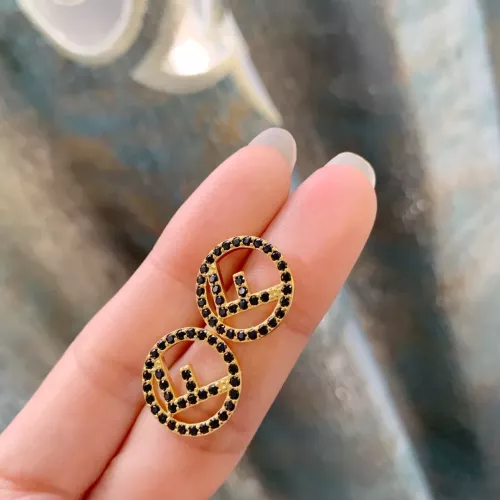 Wholesale Fendi Earrings For Women #1345644 $23.00 USD, Wholesale Quality Replica Fendi Earrings