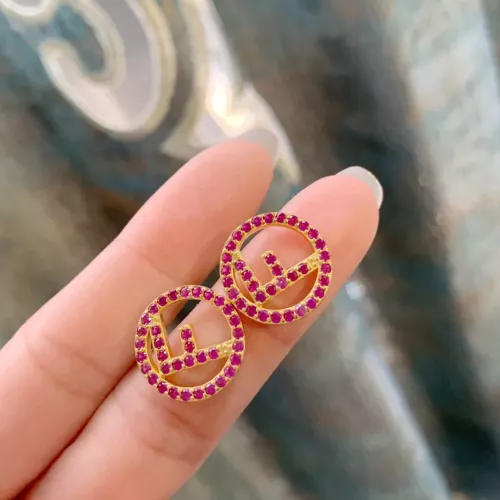 Wholesale Fendi Earrings For Women #1345646 $23.00 USD, Wholesale Quality Replica Fendi Earrings