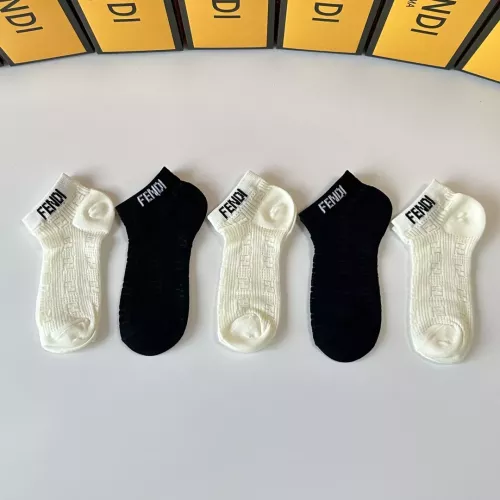 Wholesale Fendi Socks #1345925 $27.00 USD, Wholesale Quality Replica Fendi Socks