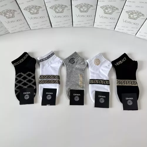 Wholesale Versace Socks #1345945 $27.00 USD, Wholesale Quality Replica Versace Socks