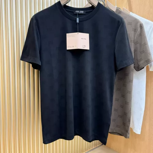 Wholesale MIU MIU T-Shirts Short Sleeved For Men #1346382 $80.00 USD, Wholesale Quality Replica MIU MIU T-Shirts